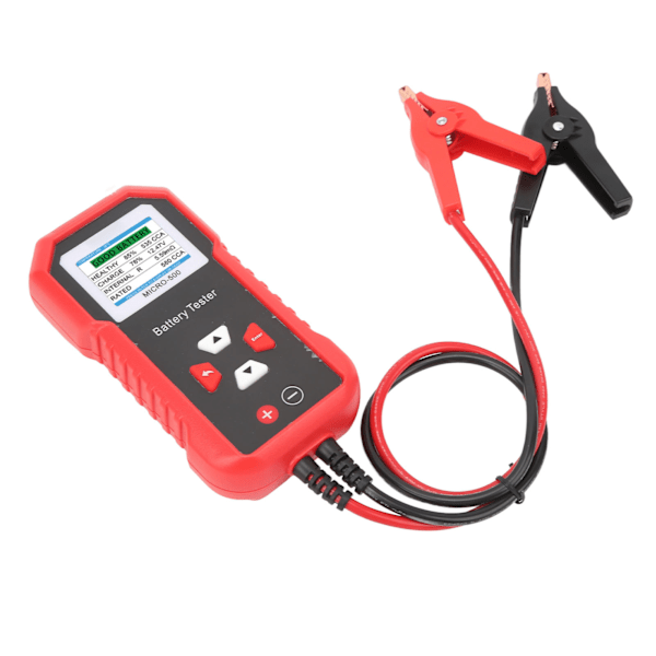 för MICRO‑500 batteritestare 8 språk LCD färgglad skärm Clear Vision QR-kod för bilmotorcykel