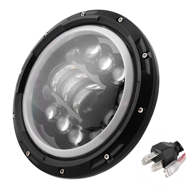 7 tommer LED Arbejdslys 90W Forlygte IP67 Vandafvisende 6000K Universal til Bil Motorcykel