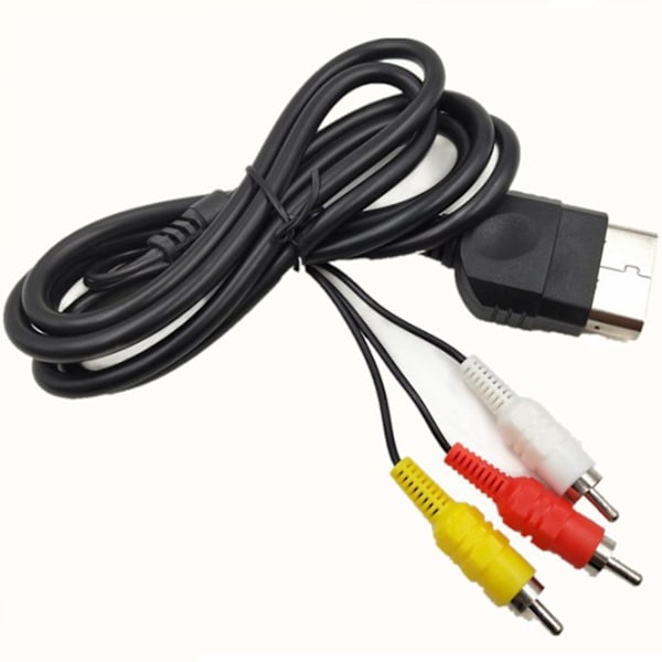 Spillkonsoll AV-kabel forhindrer interferens Plug and Play RCA lyd- og videokabel for Xbox 5,9 fot
