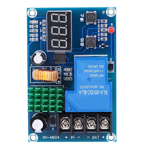 Batteriladningskontrollmodul - 6-60V DC - Beskyttelseskort for automatisk ladestopp (XH M604)