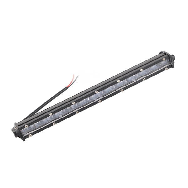 Rak LED-ljusstång 6D 24V aluminium organiskt glas extrabelysning SUV ljusstång för lastbilsfordon motorcykel 14 tum 120W