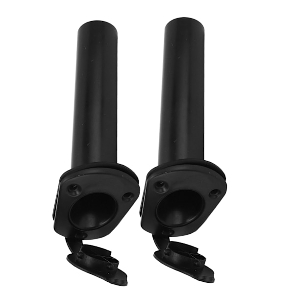 2 STK Innfelt fiskebåt Stangholder feste med lokk 44 mm Universal passform for kajakk kanoholder