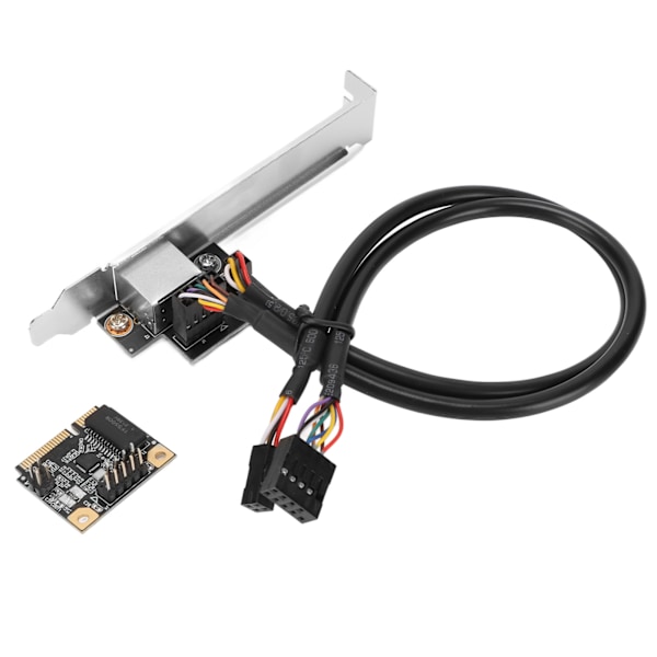 Mini PCI E Gigabit Ethernet-kort 10Mbps 100Mbps 1000Mbps Drivrutinfri RTL8111H Chip RJ45 PCI E-kort för stationära datorer