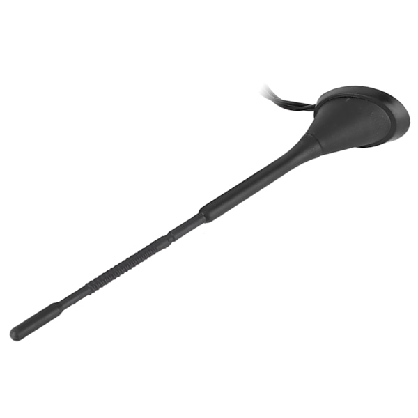 3-i-1 digital radioantenne med forsterker for DAB AM/FM bilradioantenne AntenneSMA Bend Head