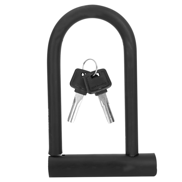 Bicycle Bike U shaped Lock Steel Anti theft Lock Rustproof Pure Copper Core Locks 310 Black