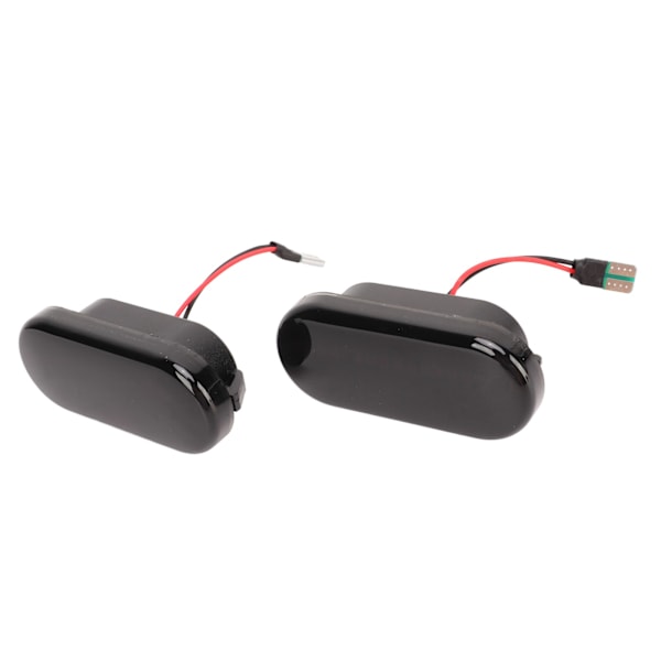 1 par LED Side Marker Lys Svart Vanntett Høy Lysstyrke Side Marker Lys Blinklysutskifting for Bil