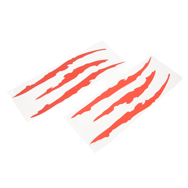 2 stk. Bilmærkat Klomærker Monster Scratch Sticker Vinyl Bilforlygte Sidedekal
