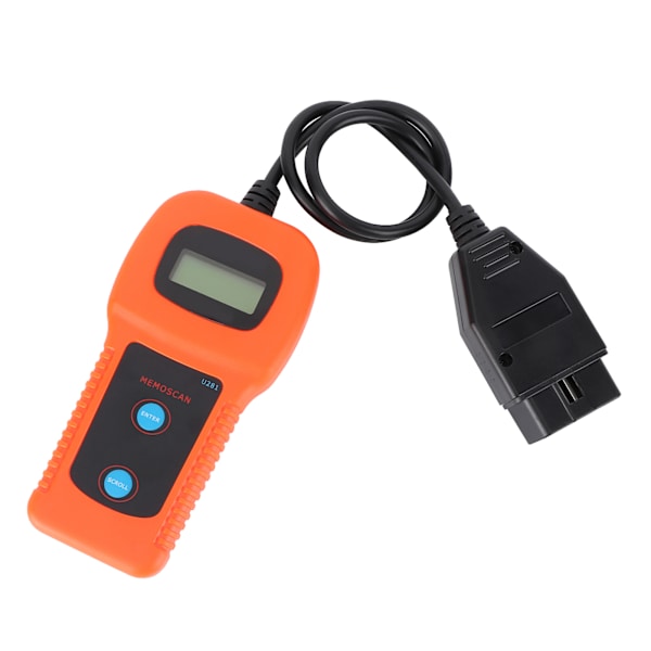 Auto Scanner LCD-skärm Bilkodläsare Feldetektorenhet OBD2 Diagnostikverktyg U281