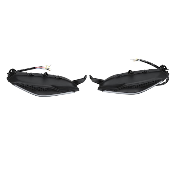 2 stk Motorsykkel Blinklys Venstre Høyre IP67 Vanntett Høy Lysstyrke Erstatning for RS 150 RS150R Hvitt Lys