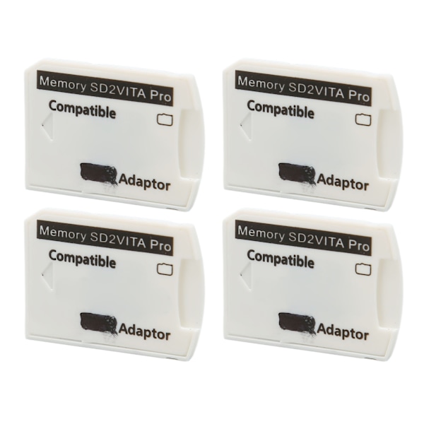 4 stk. for PSV Minnekortadapter Mikro Lagringskortadapter for PS Vita 1000 2000 for PS TV