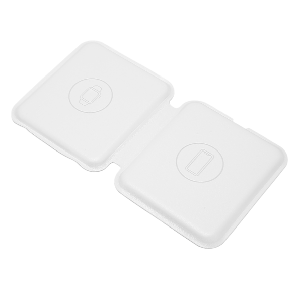 15W Magnetisk Vikbar 3 i 1 Trådlös Laddare Snabb Trådlös Laddningsstation för QI för IPhone 14 13 12 SE 11 XS 8 för IOS Hörlurar Klocka