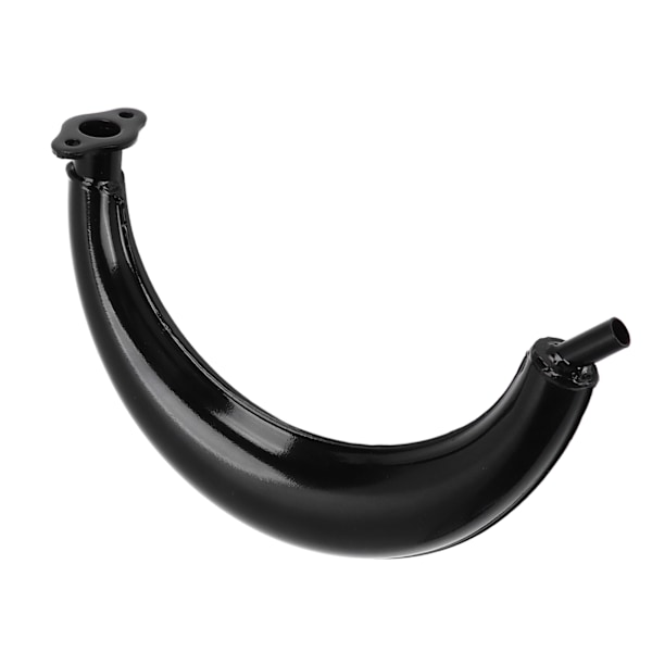 40 mm/1,58 tommer Halvmåne eksoslyddemperrør Stållegering for 2-takts 49cc 60cc 66cc 80cc motorer Motorsykler