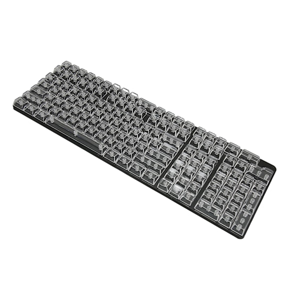 Keycap Set 132 Tangenter Högtransparent PC CBSA Höjd Matt Ergonomisk DIY Ersättningsknappar för Mekaniskt Tangentbord Vit