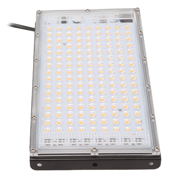 200W LED-vekstlys for planter IP65 Vanntett 144 Lampeperler Energibesparende Quantum Board Plantelys EU-kontakt 180‑240V