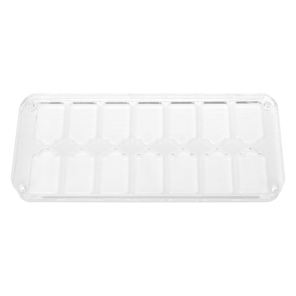Spelkortfodral Transparent Akryl Speluppbevaringslåda med 14 Fack för Switch för Lite Kristallbox
