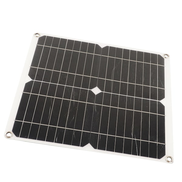 Solpanel Monokristallint kisel Vattentät Hög prestanda för RV Bil Båt Trailer 20W 18V 30A