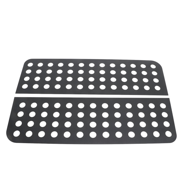 2 stk. Bagdørsrude Dekaler Aluminiumslegering Glaspanel Trim Strip Udskiftning til Jeep Wrangler JK Unlimited 2007-2017