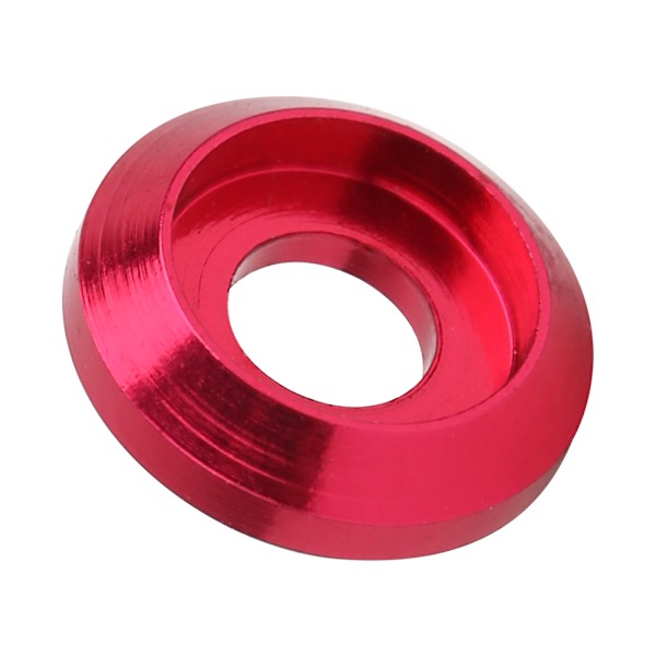 Hot Pink M3 skruvbrickor med sexkant - 20 st aluminiumlegering 6061 packningar