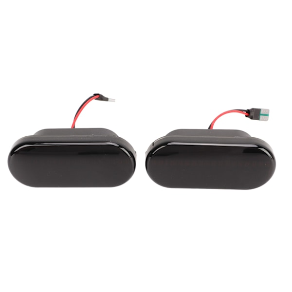 1 par LED Side Marker Lys Svart Vanntett Høy Lysstyrke Side Marker Lys Blinklysutskifting for Bil