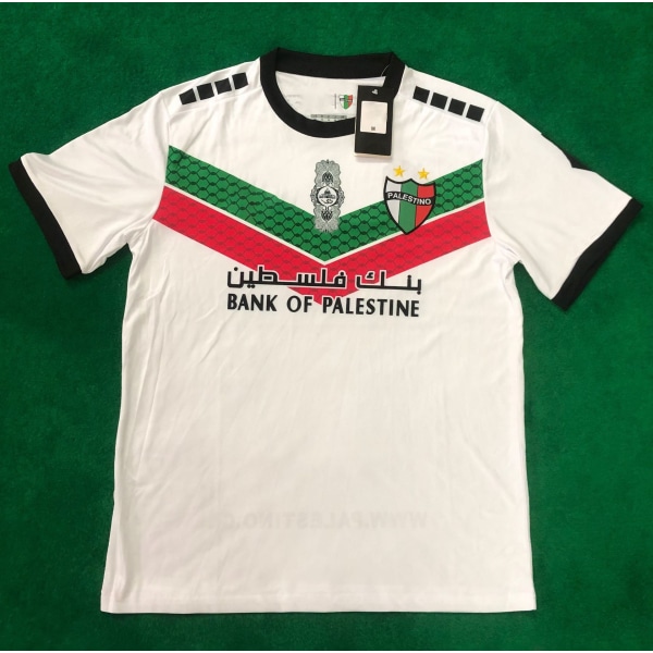 Palestina fotballskjorte 2023/24 skjorte hjemme borte hvit White-B L