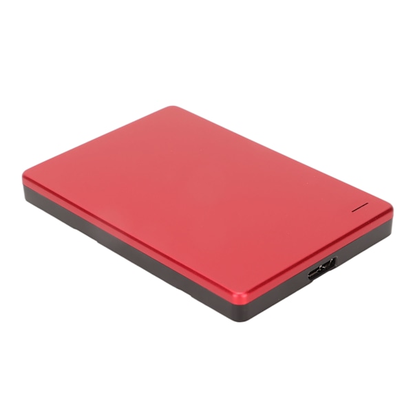 2,5 tum Extern Hårddisk Bärbar USB3.0 5Gbps Hög Hastighet Ultra Slank Metall Extern Hårddisk för Win för OS Röd 160GB