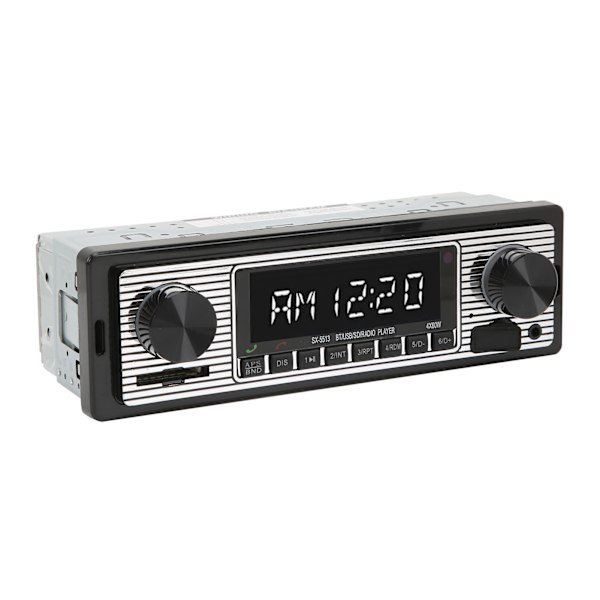 Autostereo Radio Audio Receiver Multimedia Player 92dB 4 Ohm 150‑20000Hz kaukosäätimellä Universal