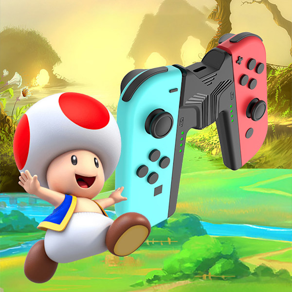 Opladningsgreb Spil under opladning Plug and Play Håndholdt opladningsgreb med Type C opladningskabel til Joy Con Generelt