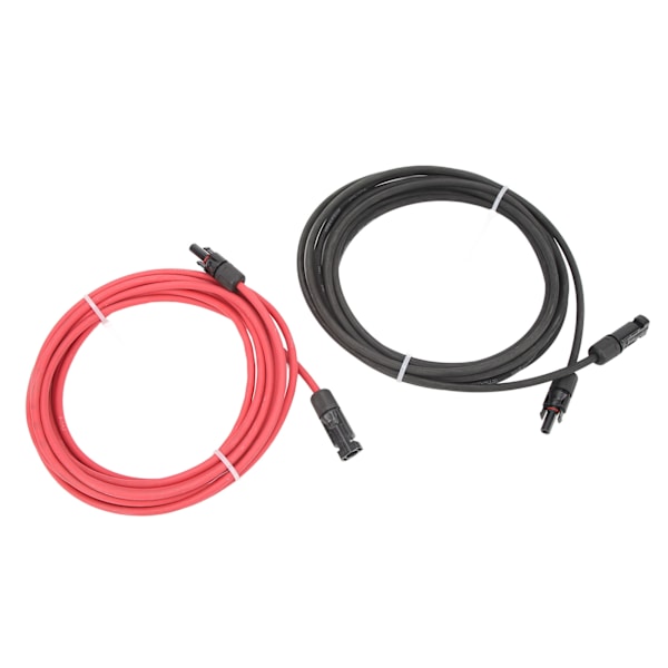Solcelleforlengelseskabel med hann- og hunnkontakter Solpanelkobbertråd for RV-solbatterier 10AWG 10m/32.8ft