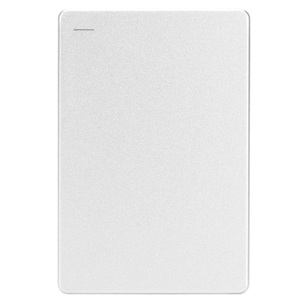 2,5 tum Extern Hårddisk Bärbar USB3.0 5 Gbps Hög Hastighet Ultra Slank Metall Extern Hårddisk för Win för OS Silver 80 GB