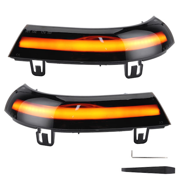 Par Blinklys Sidespeil Blinklys Dynamisk Strømmende Lampe Passer for Skoda Superb B5 02-08