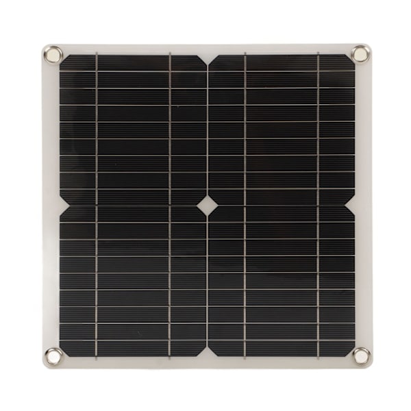 RV Solpanel 12W Mono Solcelle Batteriladepanel Adaptiv Integrert spenningsreguleringsmodul Intelligent kontroll med Ladekontroller 30A
