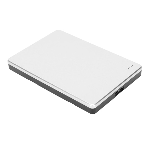 2,5 tum Extern Hårddisk Bärbar USB3.0 5 Gbps Hög Hastighet Ultra Slank Metall Extern Hårddisk för Win för OS Silver 80 GB