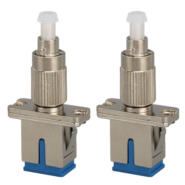 2 stk FC Hann til SC Hunn Adapter FC UPC Hann til SC UPC Hunn Enkeltmodus Hybrid Optisk Fiberkontakt Adapter
