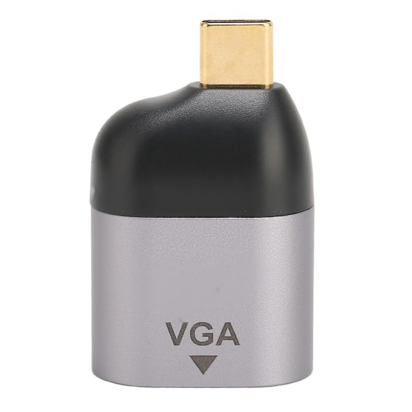 USB C till VGA-adapter för USB Type C till VGA-adapter hane till hona 1080P 60Hz Plug and Play USB Type C till VGA-adapter