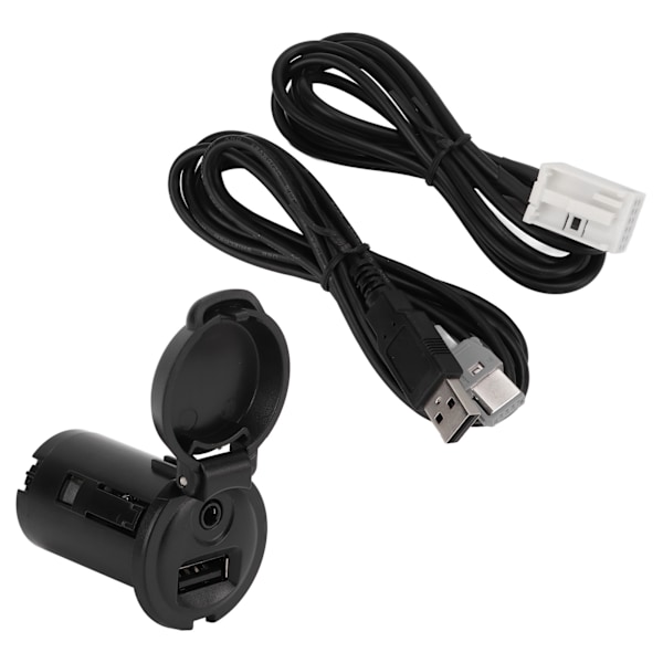 Stereoadapter USB-kontakt Anslutningskabelsatssats Ersättning för Peugeot 206 207 307