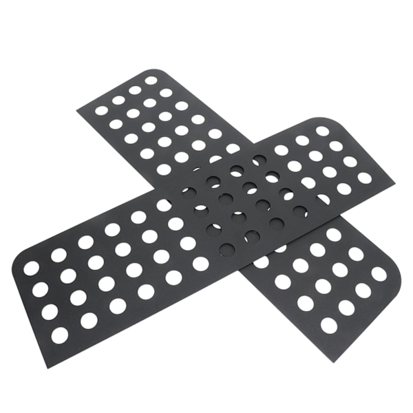 2 stk. Bagdørsrude Dekaler Aluminiumslegering Glaspanel Trim Strip Udskiftning til Jeep Wrangler JK Unlimited 2007-2017