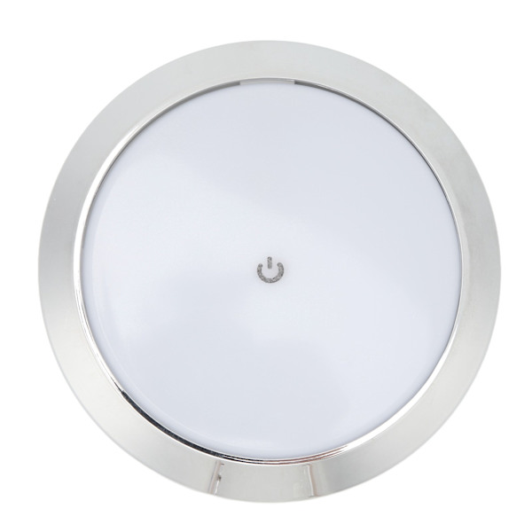7-tommers RV Touch-leselys Takkuppellys Energibesparende LED-interiørlampe Panel Ganglys for RV Yachter DC 24V