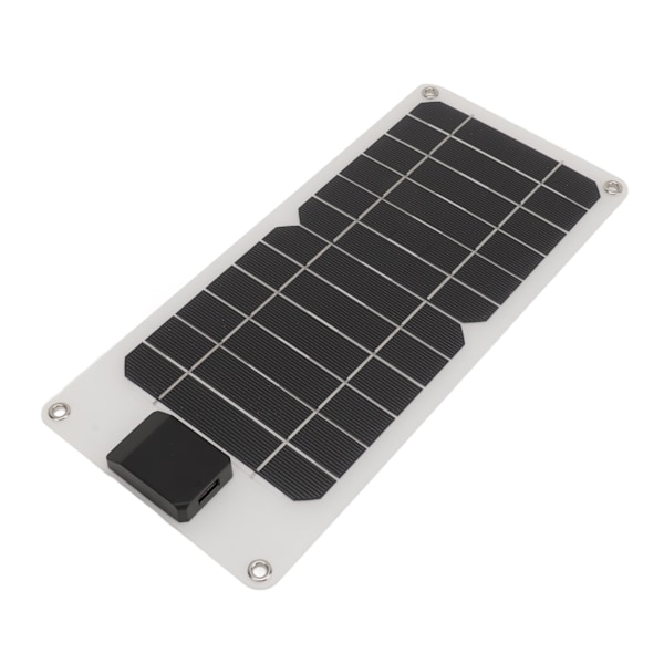 Solpanelssats 8W 5V USB-utgång Vattentät stöttålig monokristallin solpanel för bilbåtssläp RV