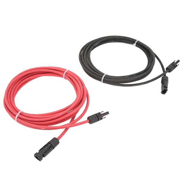 Aurinkopaneelin jatkojohto naaras- ja urosliittimillä Aurinkopaneelin kuparijohto RV-aurinkopaneeleille 10AWG 10m/32.8ft