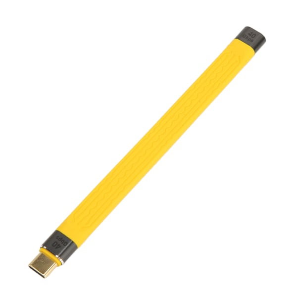 Lyhyt USB C - USB C joustava kaapeli, tyyppi C uros - naaras, PD 100W 5A nopea lataus, 40 Gbps tiedonsiirtokaapeli