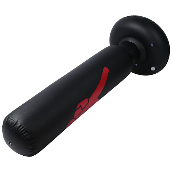 PVC 160cm Fitness Slagpose Til Voksne Og Børn Oppustelig Kolonne Tumbler Punching Bag (sort)