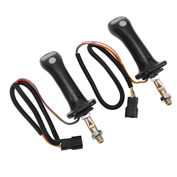 2 stk. 3-knaps Gravemaskine Joystick Greb 6-polet Aluminium Legering til Doosan DH DX150 215 225 300 370‑9C