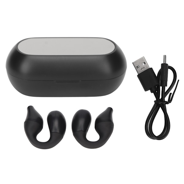 Öppna Örat Bluetooth Hörlurar HiFi Brusreducerande Vattentäta Clip On Trådlösa Hörlurar för Cykling Körning Sport