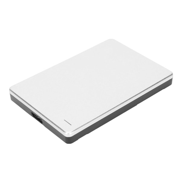 2,5 tum Extern Hårddisk Bärbar USB3.0 5 Gbps Hög Hastighet Ultra Slank Metall Extern Hårddisk för Win för OS Silver 80 GB