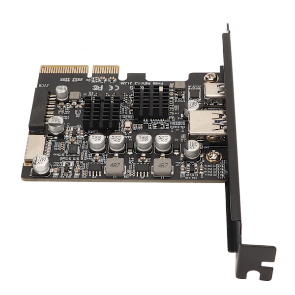 PCIe Typ C-kort 10Gbps Hög Hastighet Guldpläterad Pin Front Typ E PCIE USB3.2 Expansionskort för Stationär Dator