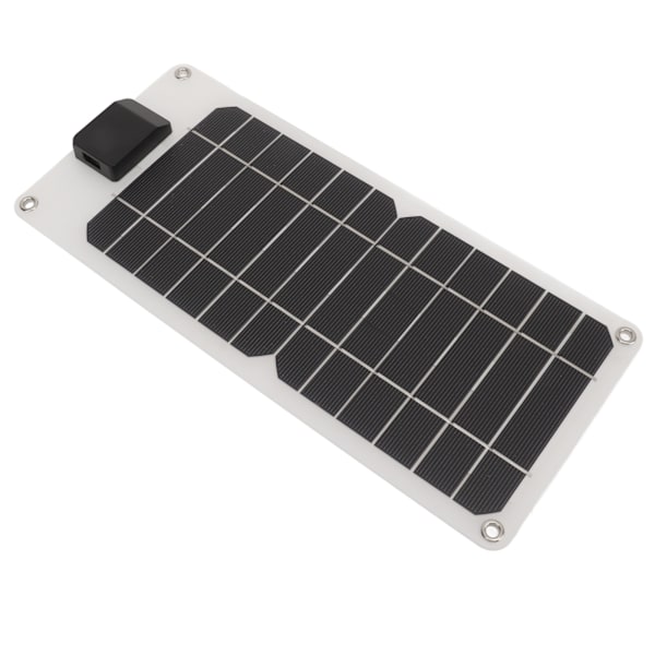 Solpanelssats 8W 5V USB-utgång Vattentät stöttålig monokristallin solpanel för bilbåtssläp RV