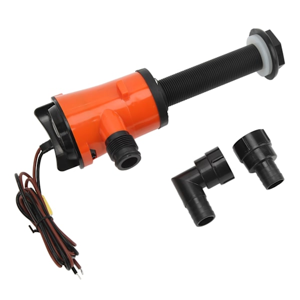 Aerator Livewell Pumpe 800GPH 12V 4.0A bærbar nedsænkbar fisketankpumpe til bådmarin