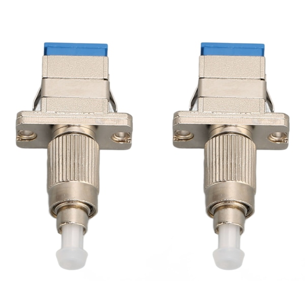 2 stk FC Hann til SC Hunn Adapter FC UPC Hann til SC UPC Hunn Enkeltmodus Hybrid Optisk Fiberkontakt Adapter