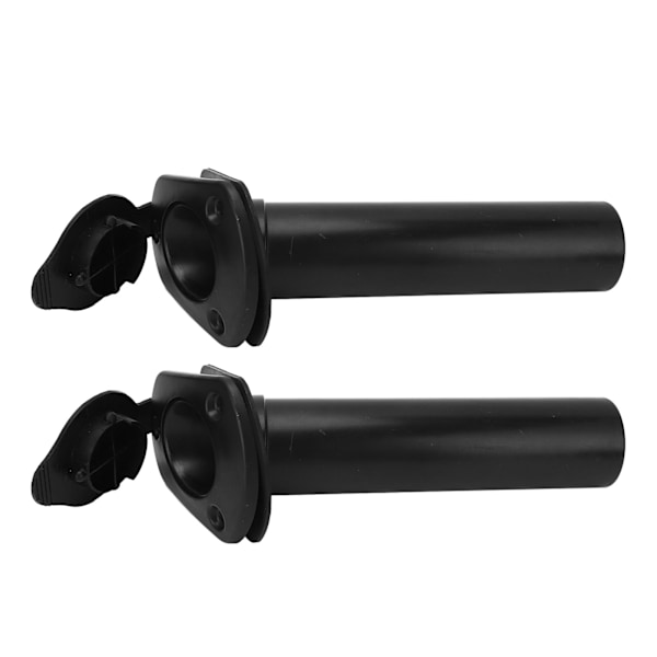 2 STK Innfelt fiskebåt Stangholder feste med lokk 44 mm Universal passform for kajakk kanoholder