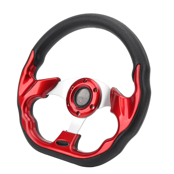 12,5 tums golfvagnsratt Universal 6-håls rattbyte för E‑Z‑GO TXT & RXV Red